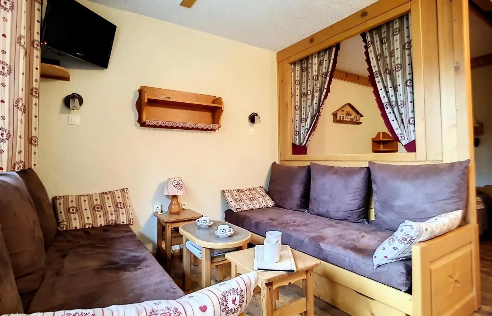 Residence Boedette A - Appartement Confortable - Depart Et Retour Skis Aux Pieds - Balcon Mae-1004 サン・マルタン・ド・ベルヴィル フランス